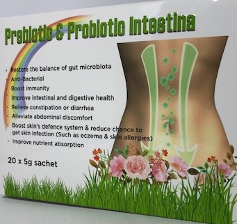 Probiotic and prebiotic intestina